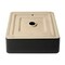 Alfi Brand ALFI brand ABC903-BM Black Matte 16" Modern Square Above Mount Ceramic Sink ABC903-BM - alternate 3